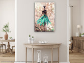 Ballerina - Glass Wall Art
